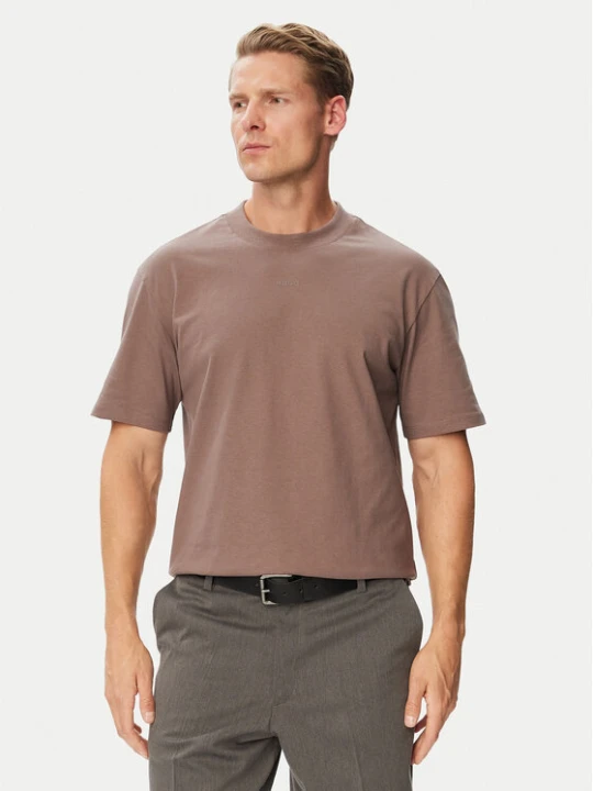 Zdjęcie produktu HUGO T-Shirt Dapolina 50488330 Brązowy Regular Fit