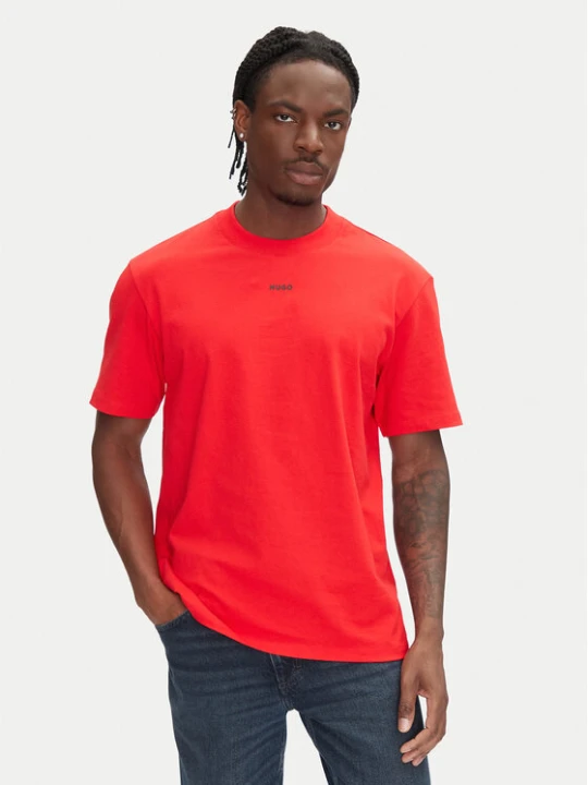 Zdjęcie produktu HUGO T-Shirt Dapolino 50488330 Czerwony Relaxed Fit