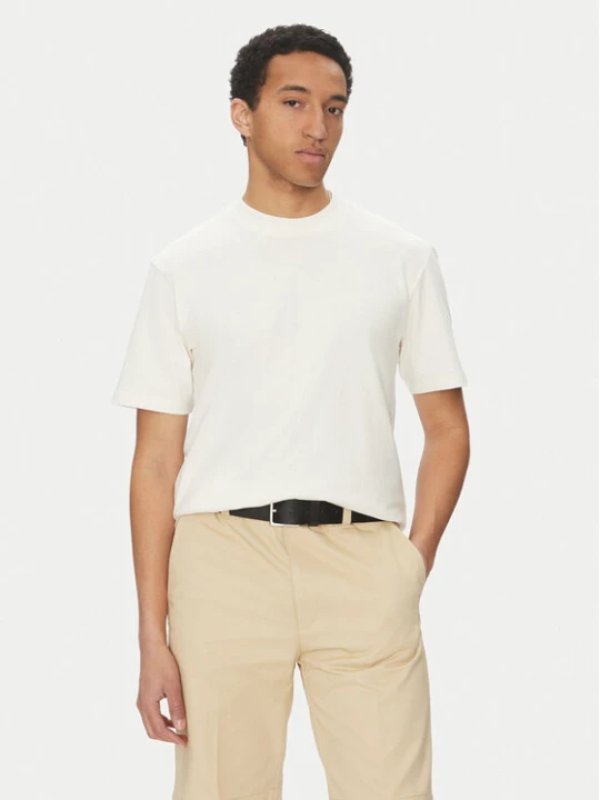 Zdjęcie produktu HUGO T-Shirt Dapolino 50488330 Écru Relaxed Fit Kremowy