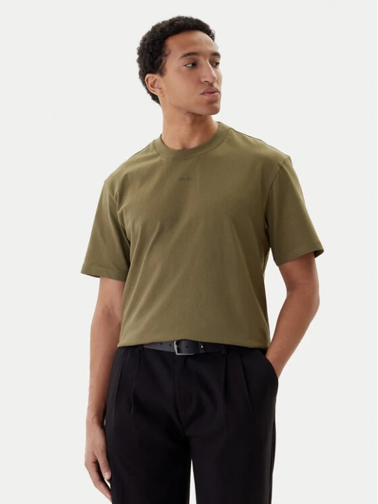 Zdjęcie produktu HUGO T-Shirt Dapolino 50488330 Khaki Relaxed Fit