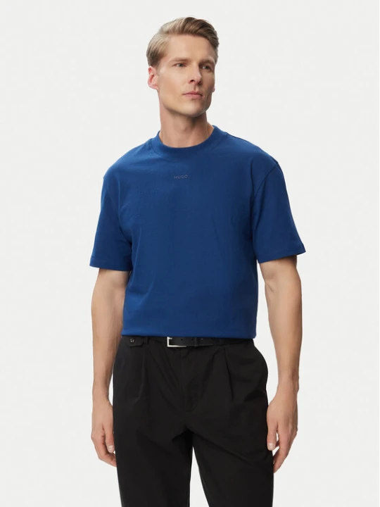 Zdjęcie produktu HUGO T-Shirt Dapolino 50488330 Niebieski Regular Fit