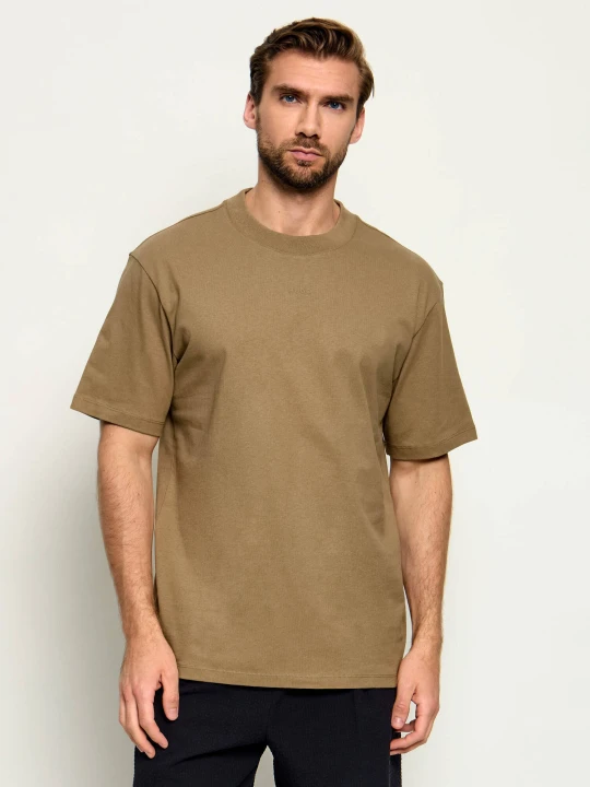 Zdjęcie produktu HUGO T-shirt Dapolino | Relaxed fit beżowy