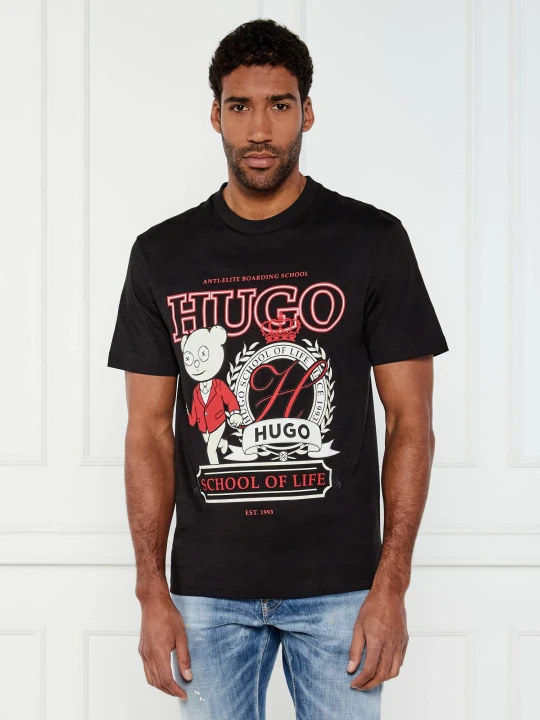 Zdjęcie produktu HUGO T-shirt Daporoni | Loose fit czarny