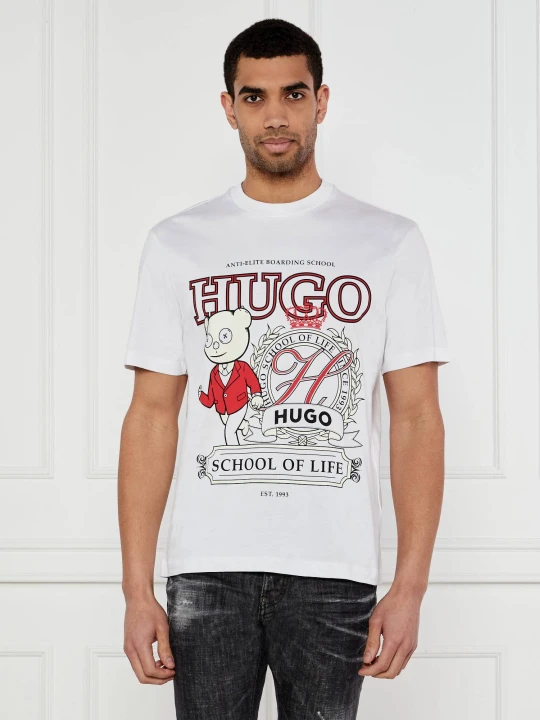 Zdjęcie produktu HUGO T-shirt Daporoni | Loose fit biały