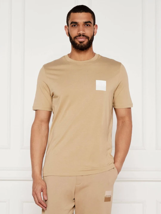 Zdjęcie produktu HUGO T-shirt Dapusi | Regular Fit beżowy