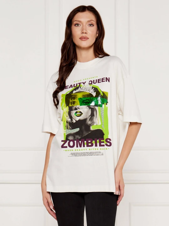 Zdjęcie produktu HUGO T-shirt Dargex | Oversize fit biały
