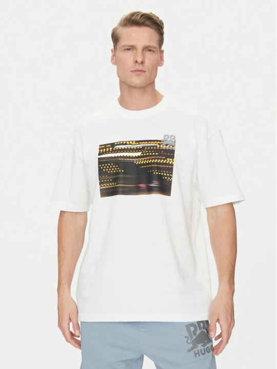 Zdjęcie produktu HUGO T-Shirt Daveley_RB 50545125 Biały Regular Fit