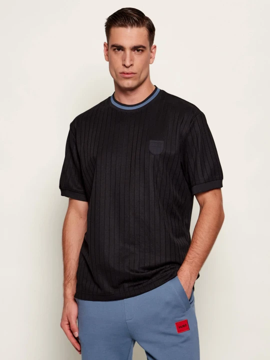 Zdjęcie produktu HUGO T-shirt Davros | Relaxed fit czarny