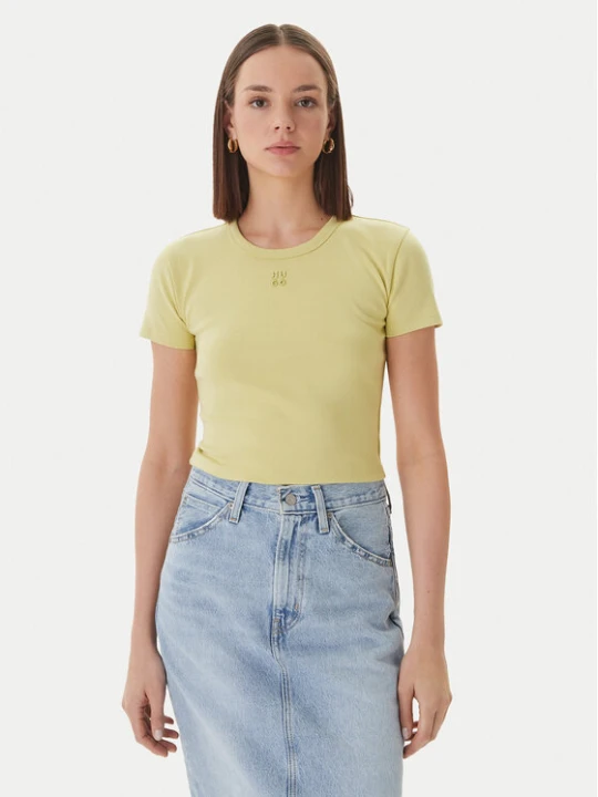 Zdjęcie produktu HUGO T-Shirt Delanor 50512000 Zielony jasny Slim Fit