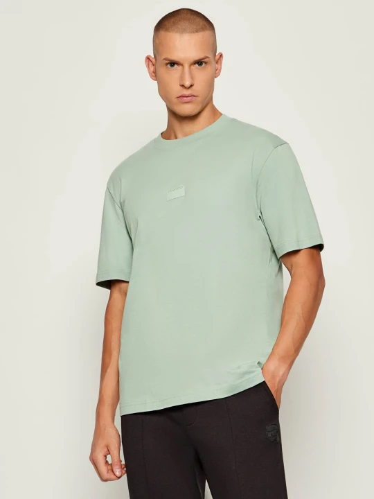 Zdjęcie produktu HUGO T-shirt Delastio | Regular Fit miętowy