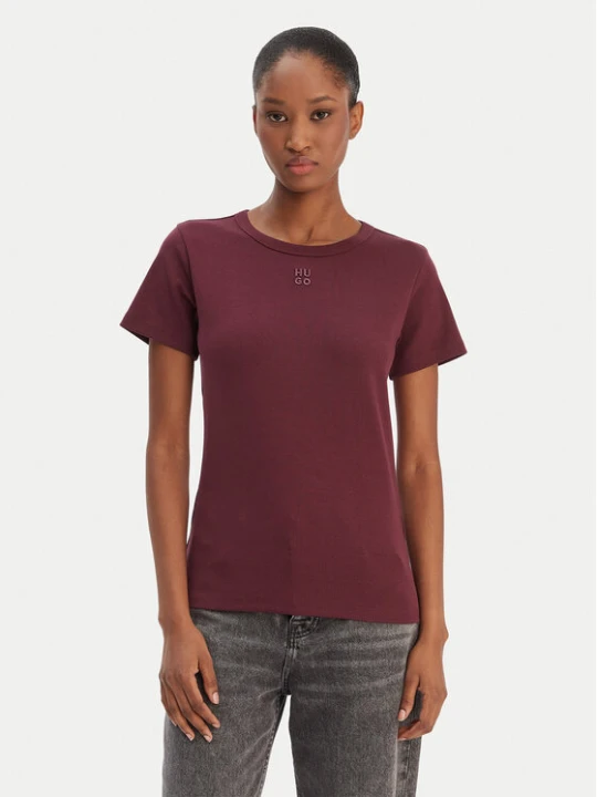 Zdjęcie produktu HUGO T-Shirt Deloris 50512002 Bordowy Regular Fit