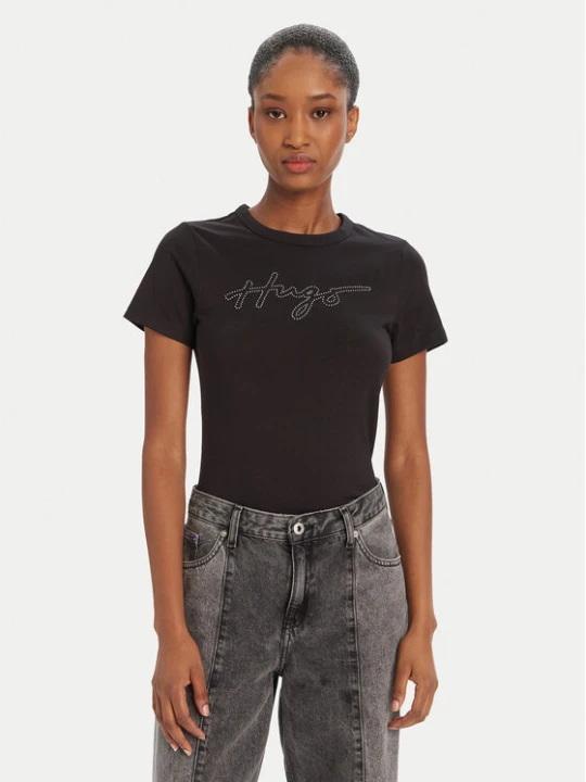 Zdjęcie produktu HUGO T-Shirt Deloris 50532137 Czarny Regular Fit