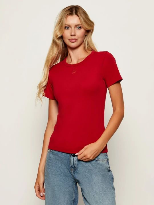 Zdjęcie produktu HUGO T-shirt Deloris | Regular Fit czerwony