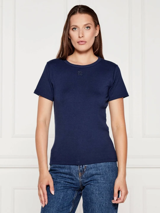 Zdjęcie produktu HUGO T-shirt Deloris | Regular Fit granatowy