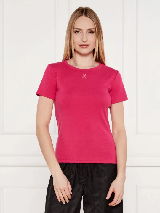Zdjęcie produktu HUGO T-shirt Deloris | Regular Fit fuksja