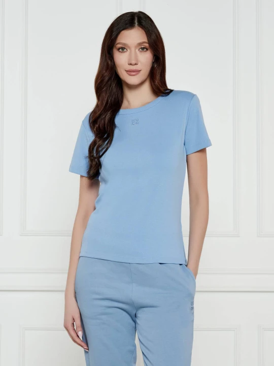 Zdjęcie produktu HUGO T-shirt Deloris | Regular Fit niebieski