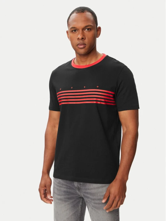 Zdjęcie produktu HUGO T-Shirt Dempsy 50563796 Czarny Regular Fit