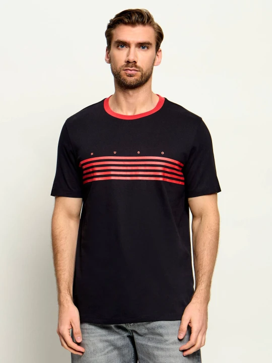 Zdjęcie produktu HUGO T-shirt Dempsy | Regular Fit czarny