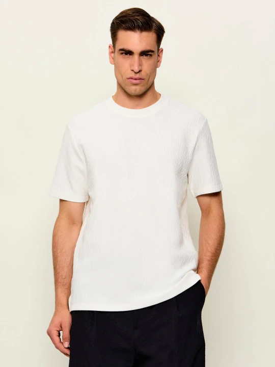 Zdjęcie produktu HUGO T-shirt Deno | Relaxed fit biały