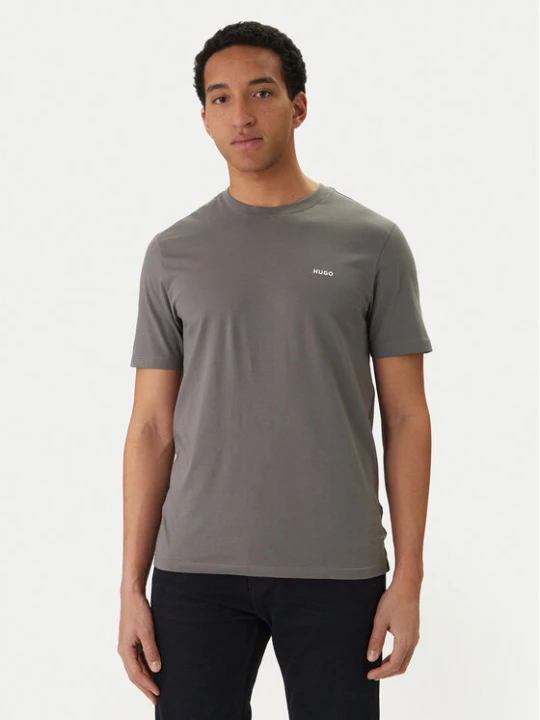 Zdjęcie produktu HUGO T-Shirt Dero222 50466158 Szary Regular Fit