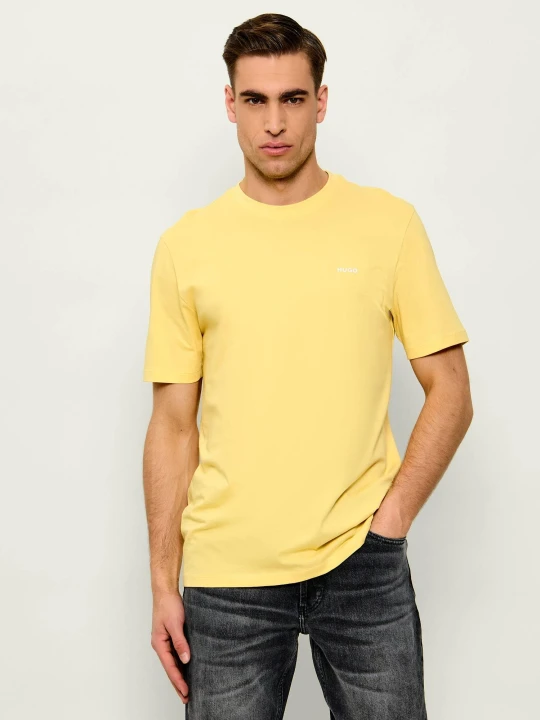 Zdjęcie produktu HUGO T-shirt Dero222 | Regular Fit żółty