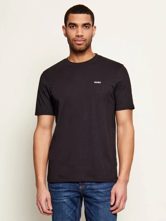 Zdjęcie produktu HUGO T-shirt Dero222 | Regular Fit czarny