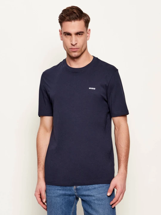 Zdjęcie produktu HUGO T-shirt Dero222 | Regular Fit granatowy