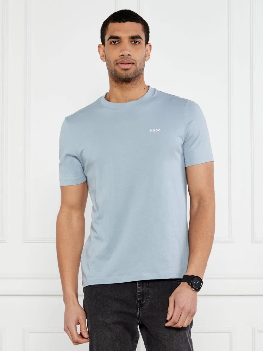 Zdjęcie produktu HUGO T-shirt Dero222 | Regular Fit błękitny