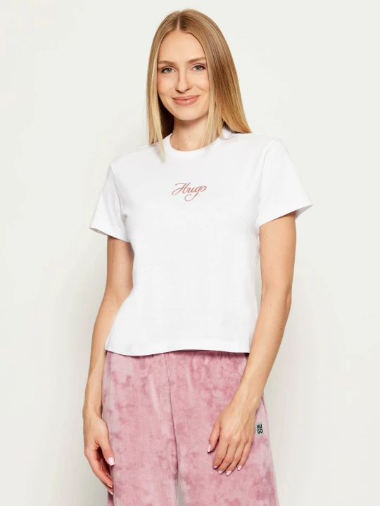 Zdjęcie produktu HUGO T-shirt Destrel_3 | Regular Fit biały