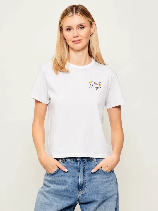 Zdjęcie produktu HUGO T-shirt Destrel_4 | Regular Fit biały