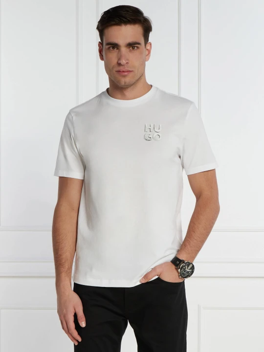 Zdjęcie produktu HUGO T-shirt Detzington241 | Regular Fit biały