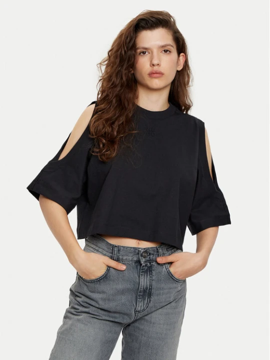 Zdjęcie produktu HUGO T-Shirt Dewaja 50530453 Czarny Oversize