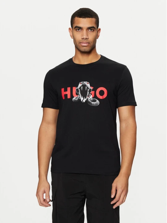 Zdjęcie produktu HUGO T-Shirt Deyladec 50530607 Czarny Regular Fit