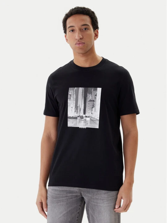 Zdjęcie produktu HUGO T-Shirt Deyss 50553755 Czarny Regular Fit