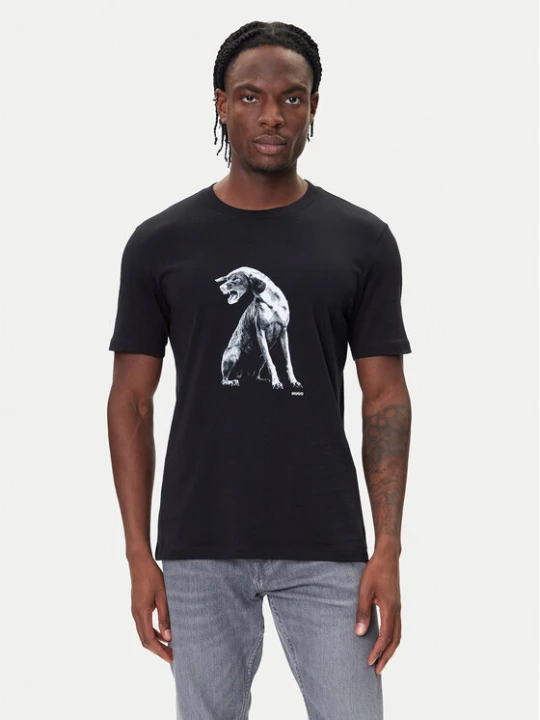 Zdjęcie produktu HUGO T-Shirt Didug 50548557 Czarny Regular Fit