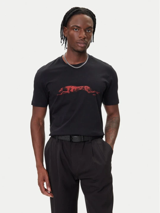 Zdjęcie produktu HUGO T-Shirt Didug 50548557 Czarny Regular Fit