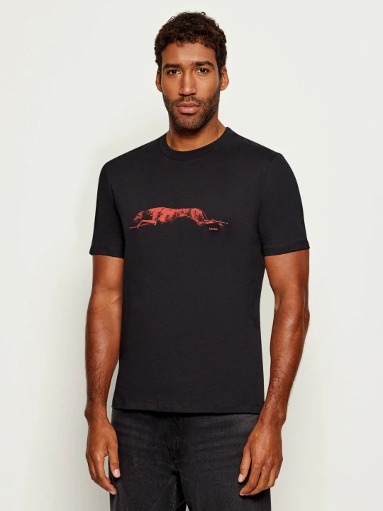 Zdjęcie produktu HUGO T-shirt Didug | Regular Fit czarny