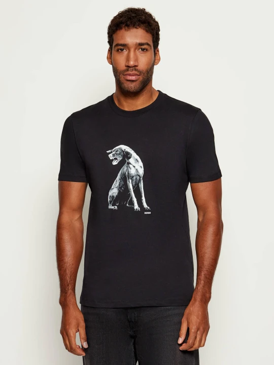 Zdjęcie produktu HUGO T-shirt Didug | Regular Fit czarny