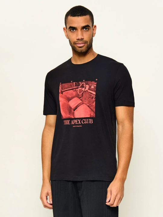 Zdjęcie produktu HUGO T-shirt Dikems | Relaxed fit czarny