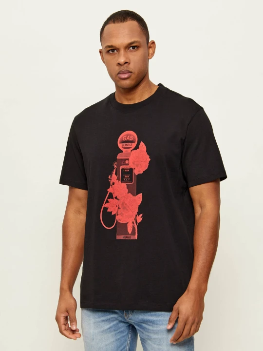 Zdjęcie produktu HUGO T-shirt Dikerd | Relaxed fit czarny
