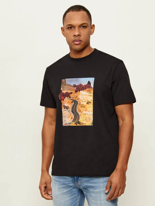 Zdjęcie produktu HUGO T-shirt Dikerd | Relaxed fit czarny
