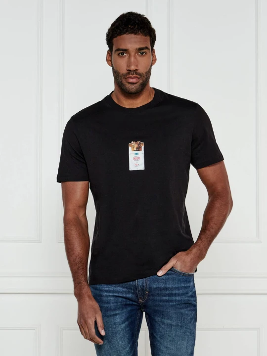 Zdjęcie produktu HUGO T-shirt Dilesses | Loose fit czarny