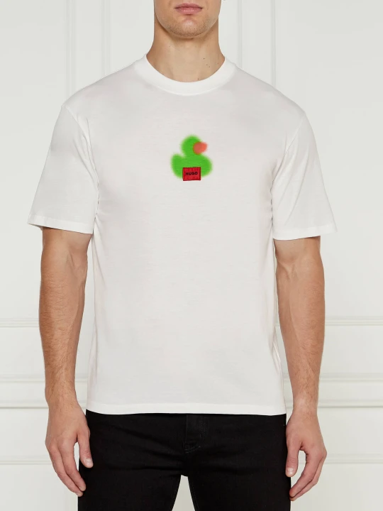 Zdjęcie produktu HUGO T-shirt Dilippers | Relaxed fit biały