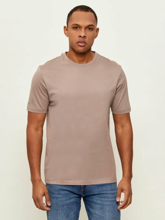 Zdjęcie produktu HUGO T-shirt Dimerstee | Slim Fit beżowy