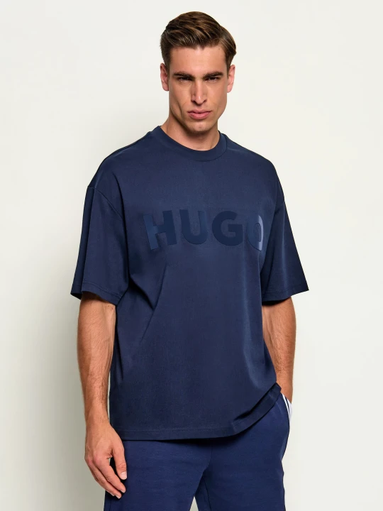 Zdjęcie produktu HUGO T-shirt Dinkee | Oversize fit granatowy