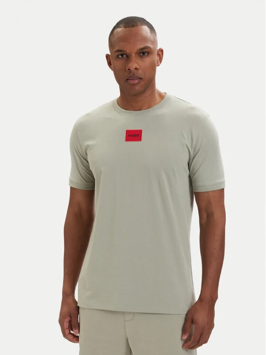 Zdjęcie produktu HUGO T-Shirt Diragolino212 50447978 Zielony jasny Regular Fit