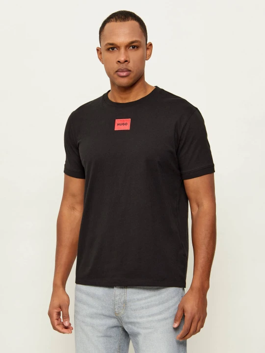 Zdjęcie produktu HUGO T-shirt Diragolino212 | Regular Fit czarny