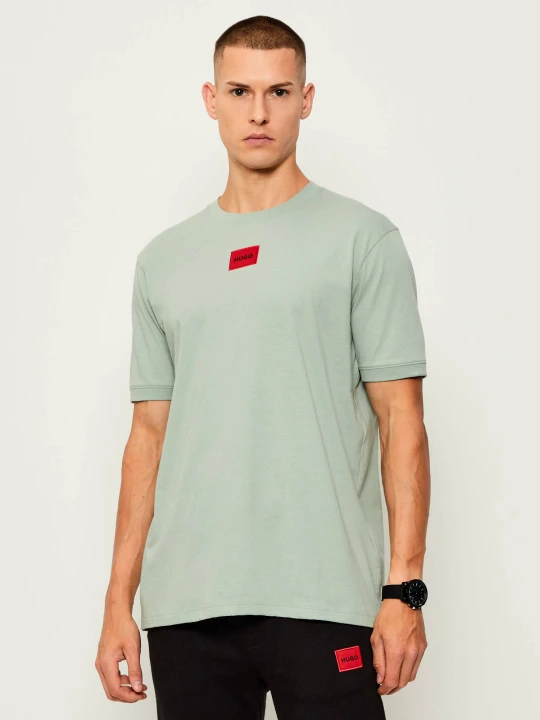 Zdjęcie produktu HUGO T-shirt Diragolino212 | Regular Fit pistacjowy