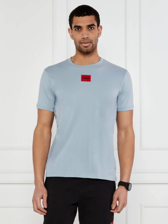 Zdjęcie produktu HUGO T-shirt Diragolino212 | Regular Fit błękitny