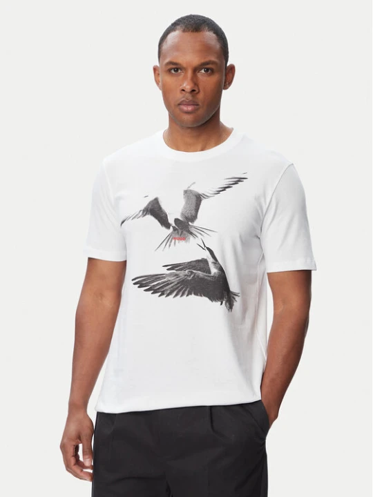 Zdjęcie produktu HUGO T-Shirt Dirunn 50564143 Biały Regular Fit